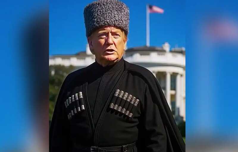 Кадыров выложил видео, в котором Трамп изображен как чеченец