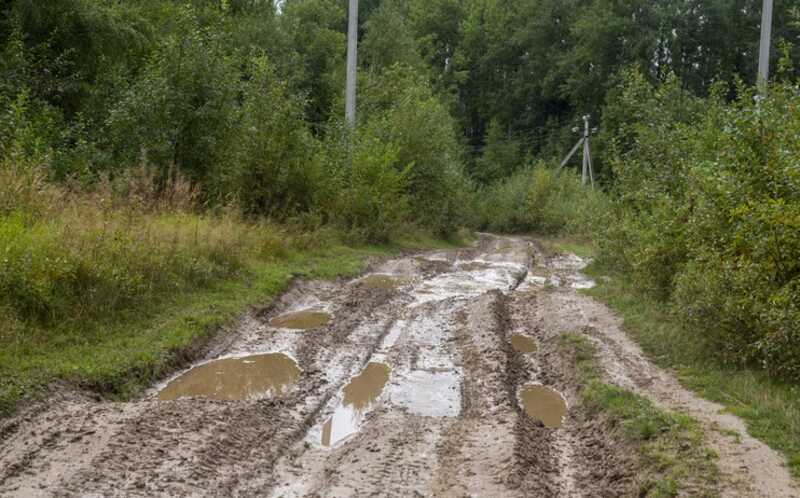 Иркутские подростки не дошли до школы из-за плохого состояния дороги
