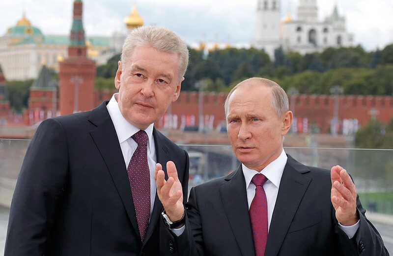 Путин перепутал отчество Собянина на городском празднике ко Дню города